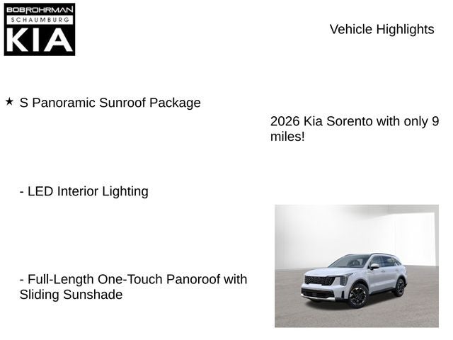 2026 Kia Sorento S