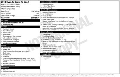 2013 Hyundai Santa Fe Sport Base