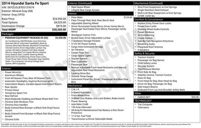 2014 Hyundai Santa Fe Sport Base