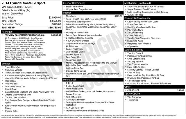 2014 Hyundai Santa Fe Sport Base