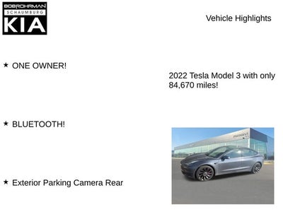 2022 Tesla Model 3 Performance