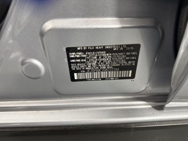 2016 Subaru Crosstrek 2.0i Premium