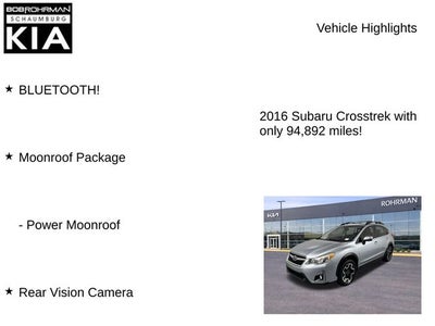 2016 Subaru Crosstrek 2.0i Premium