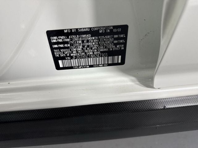 2022 Subaru Crosstrek Sport