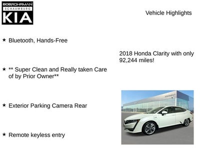 2018 Honda Clarity Plug-In Hybrid Base