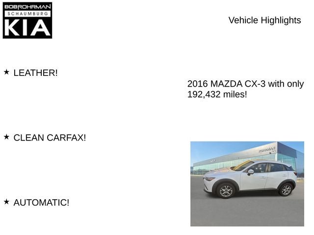 2016 Mazda Mazda CX-3 Touring