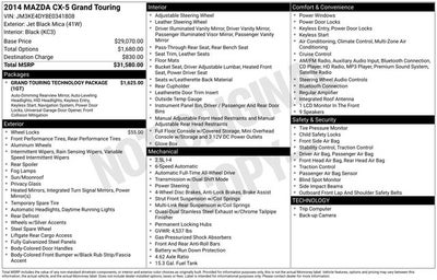 2014 Mazda Mazda CX-5 Grand Touring