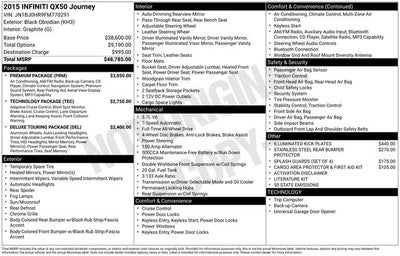 2015 INFINITI QX50 Journey