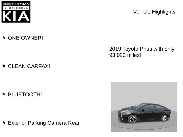 2019 Toyota Prius LE AWD-e