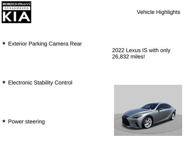 2022 Lexus IS 300