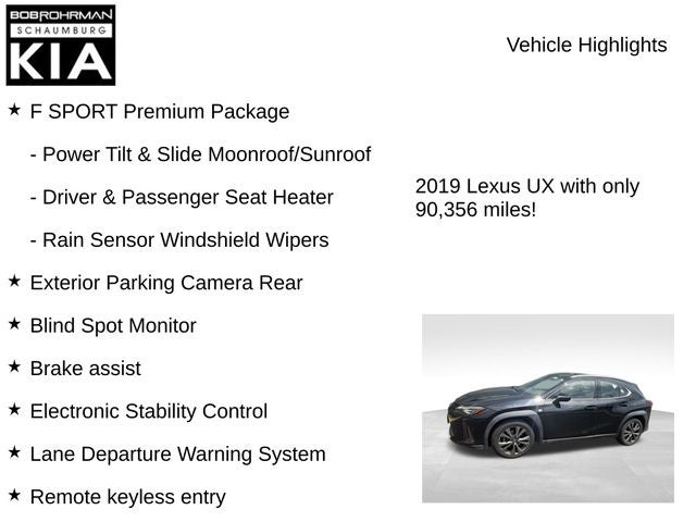 2019 Lexus UX 200 F SPORT