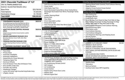 2021 Chevrolet TrailBlazer LT