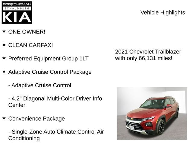 2021 Chevrolet TrailBlazer LT