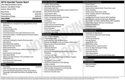 2016 Hyundai Tucson Sport