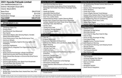 2021 Hyundai Palisade Limited