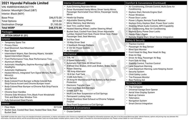 2021 Hyundai Palisade Limited