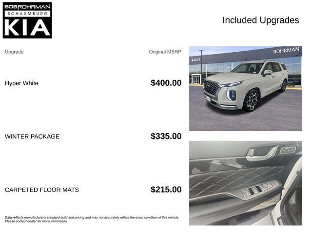 2021 Hyundai Palisade Calligraphy