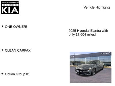 2025 Hyundai Elantra SEL Convenience