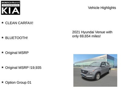 2021 Hyundai Venue SE