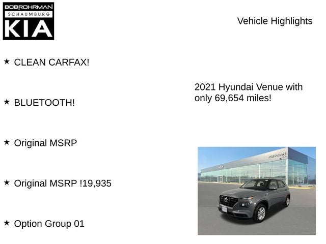2021 Hyundai Venue SE