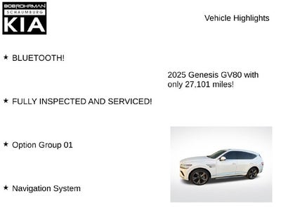 2025 Genesis GV80 2.5T Prestige