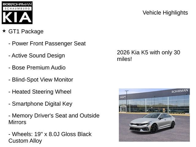 2026 Kia K5 GT