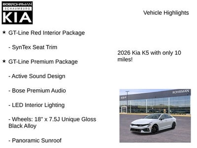 2026 Kia K5 GT-Line