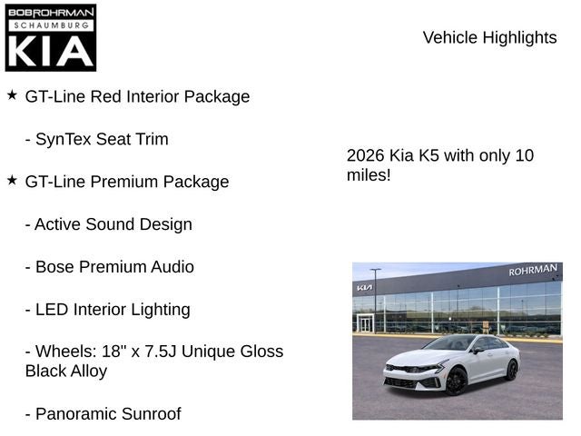 2026 Kia K5 GT-Line