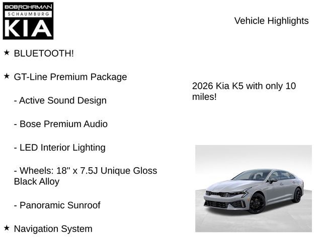2026 Kia K5 GT-Line