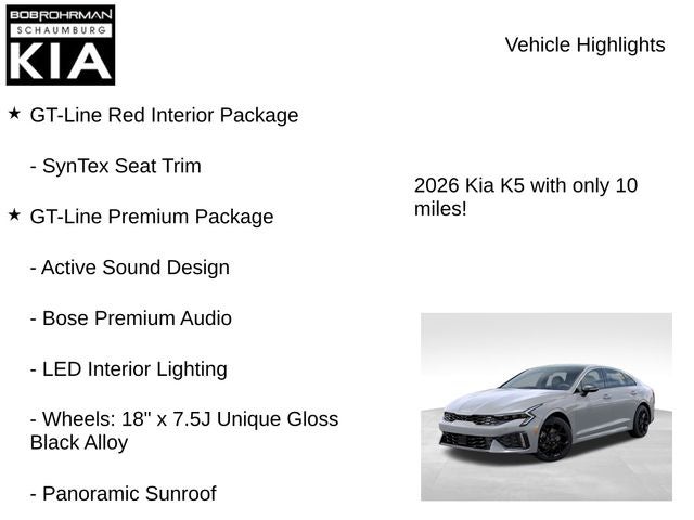 2026 Kia K5 GT-Line