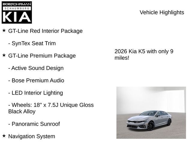 2026 Kia K5 GT-Line