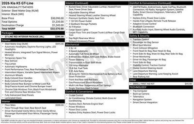 2026 Kia K5 GT-Line