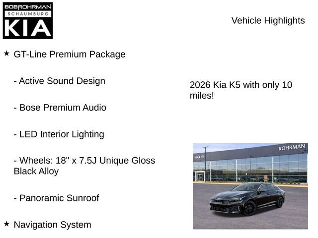 2026 Kia K5 GT-Line