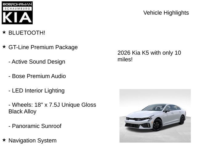 2026 Kia K5 GT-Line