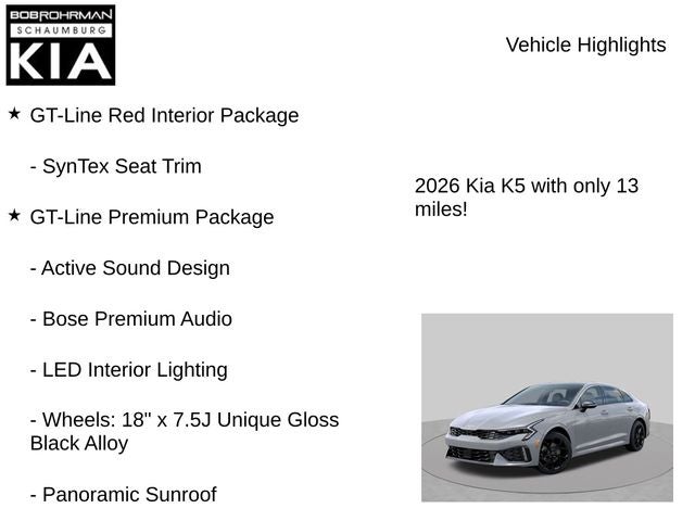 2026 Kia K5 GT-Line