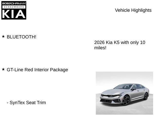 2026 Kia K5 GT-Line