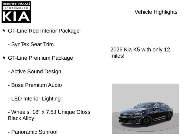 2026 Kia K5 GT-Line
