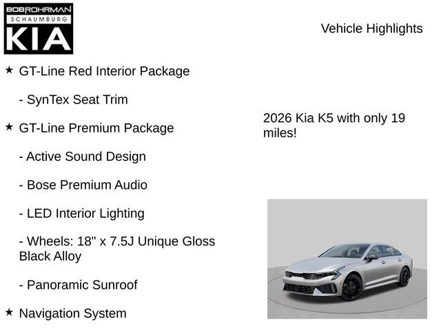 2026 Kia K5 GT-Line