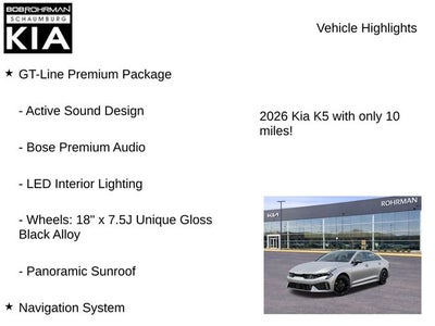 2026 Kia K5 GT-Line