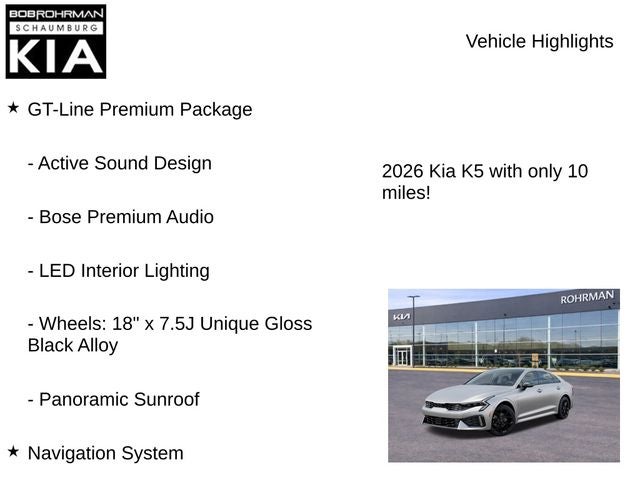 2026 Kia K5 GT-Line