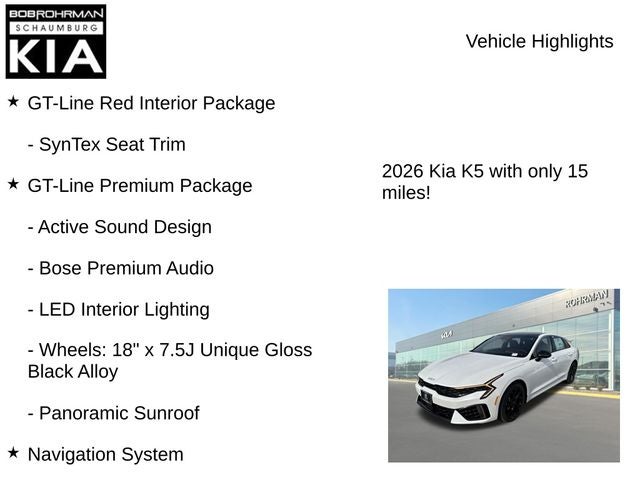 2026 Kia K5 GT-Line