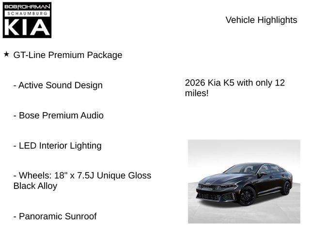 2026 Kia K5 GT-Line