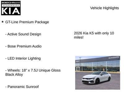 2026 Kia K5 GT-Line