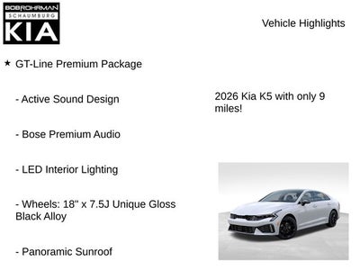 2026 Kia K5 GT-Line