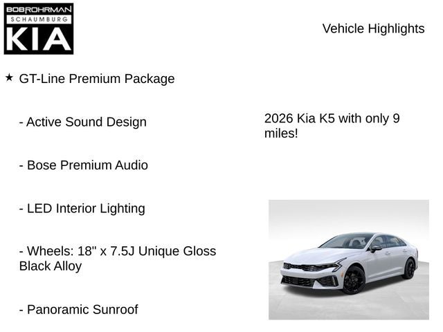 2026 Kia K5 GT-Line