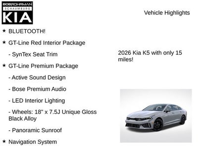 2026 Kia K5 GT-Line
