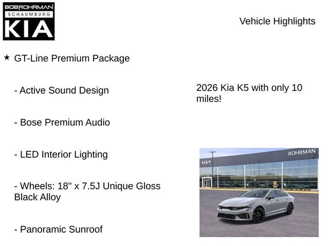 2026 Kia K5 GT-Line