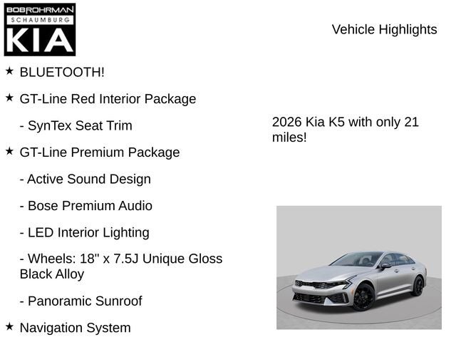 2026 Kia K5 GT-Line