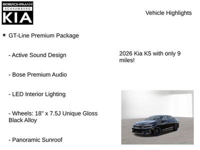 2026 Kia K5 GT-Line