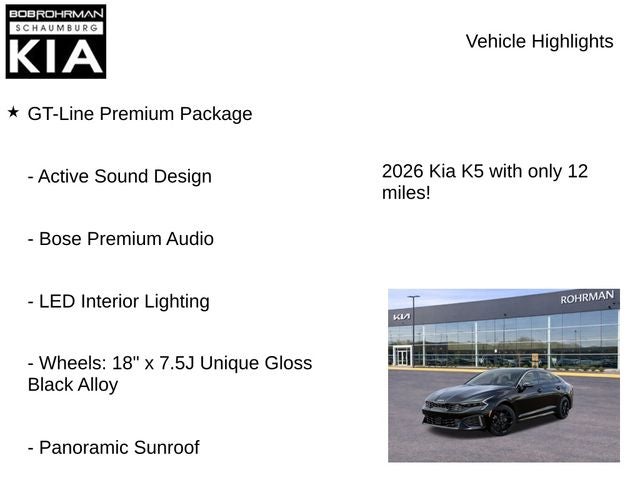 2026 Kia K5 GT-Line